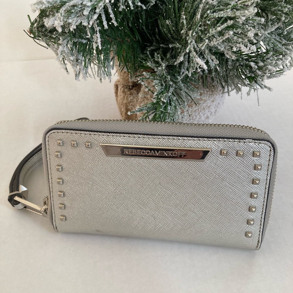 Rebecca Minkoff Silver Wristlet